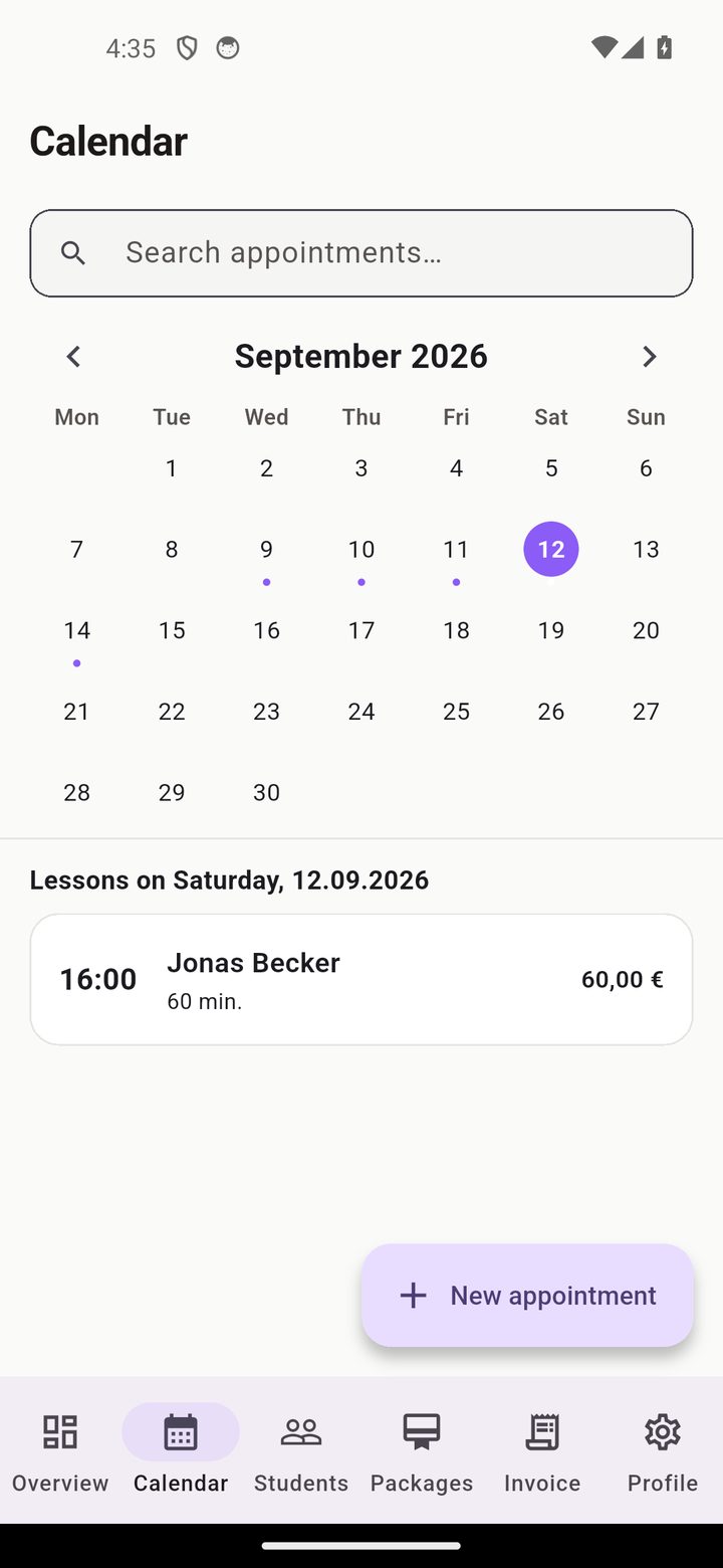 Calendar