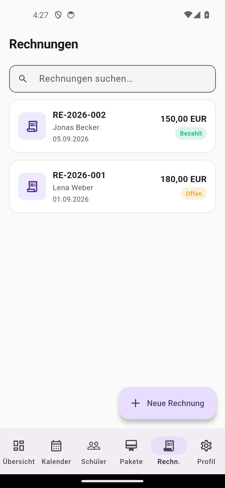 Rechnungen