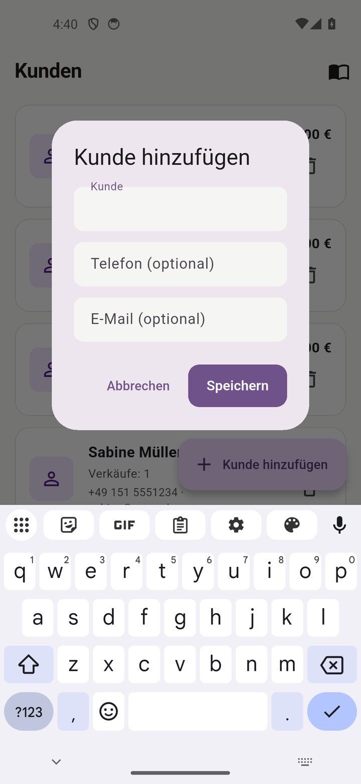 Objekt hinzufügen